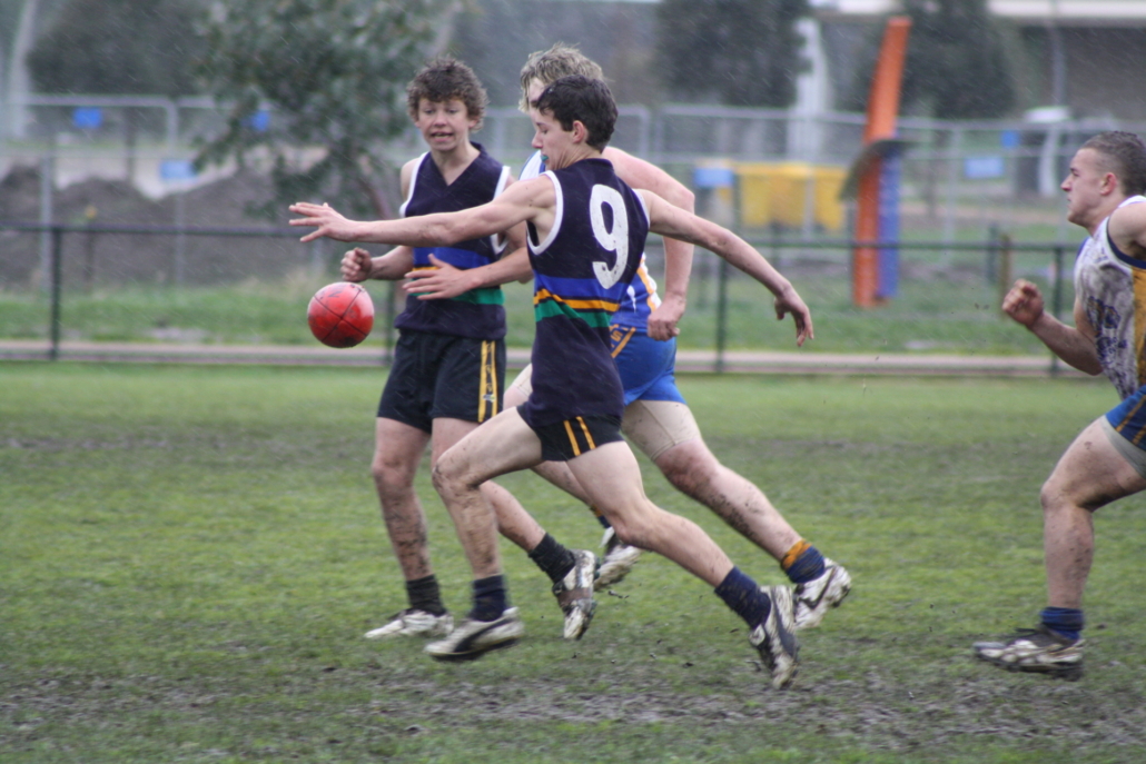 Jesse smith and Jack Davies Wangaratta High School Football 2010