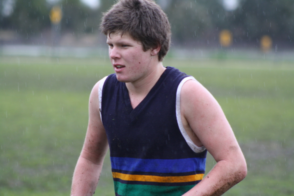 Connor Crimmins Wangaratta High School Football 2010