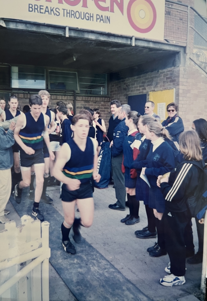 1998 Intermediate Boys Football Wangaratta High School State Champions Shaun O'Neill, Karl Norman, Jarrod Fulton, Matt Robinson