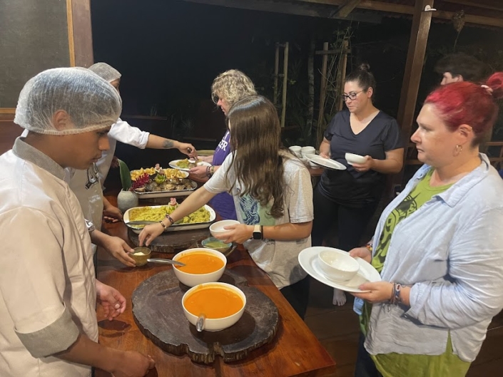 Dinner casa Amazonas